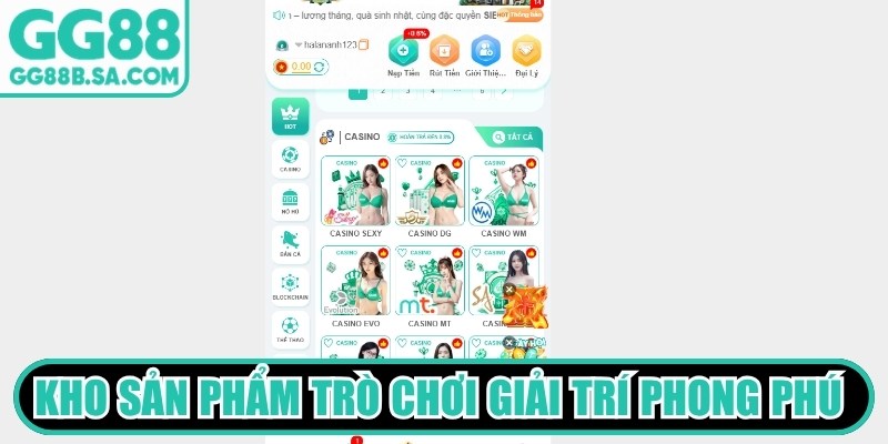 Đánh Giá Nhà Cái GG88 Chi Tiết Về Uy Tín Và Dịch Vụ 2026 Kho sản phẩm trò chơi giải trí phong phú hấp dẫn tại GG88