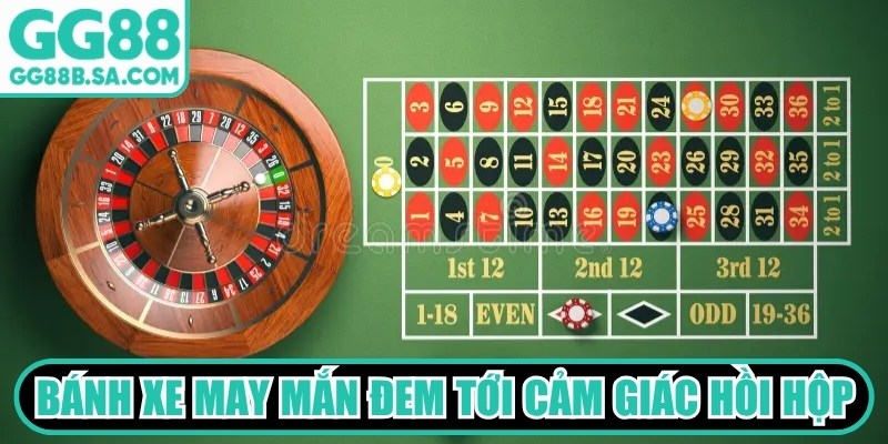 GG88 Casino Trực Tuyến - Đỉnh Cao Cá Cược Hàng Đầu Bánh xe may mắn (Roulette) đem tới cảm giác hồi hộp toàn diện