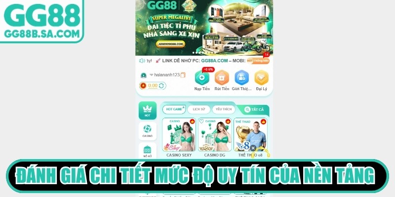 GG88 Lừa Đảo Thật Không Và Sự Thật Về Uy Tín Nhà Cái Đánh giá chi tiết mức độ uy tín của nền tảng trực tuyến GG88