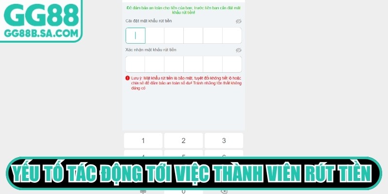 GG88 Rút Tiền Mất Bao Lâu? Giải Đáp Chi Tiết Cho Newbie Các yếu tố tác động tới việc thành viên rút tiền tại nhà cái GG88