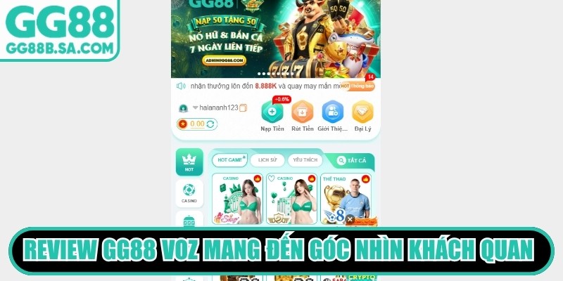 Review GG88 Voz - Đánh Giá Chi Tiết Uy Tín Nhà Cái Cá Cược Review GG88 Voz mang đến góc nhìn khách quan về sân chơi online uy tín