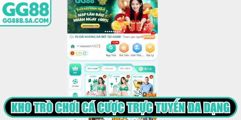 Review GG88 Voz - Đánh Giá Chi Tiết Uy Tín Nhà Cái Cá Cược Kho trò chơi cá cược trực tuyến đa dạng, phong phú tại GG88